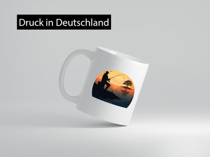 Angler | Sonnenuntergang Fischer Fische Angeln v2 Geschenk Humor Geschenkidee