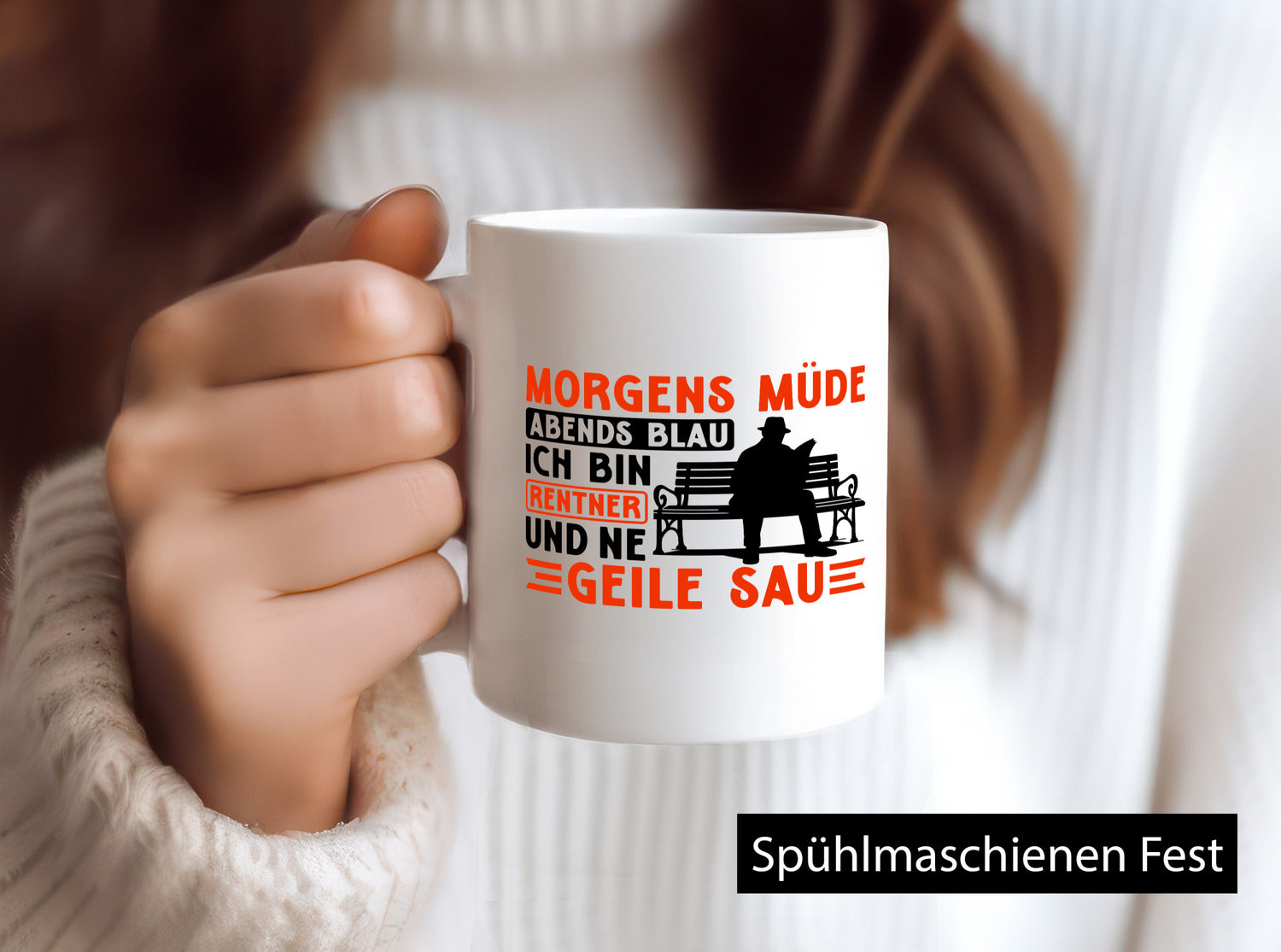 Ich bin Rentner | Rentenbeginn Ruhestand Geschenk Jubiläum lustiger Spruch Tasse