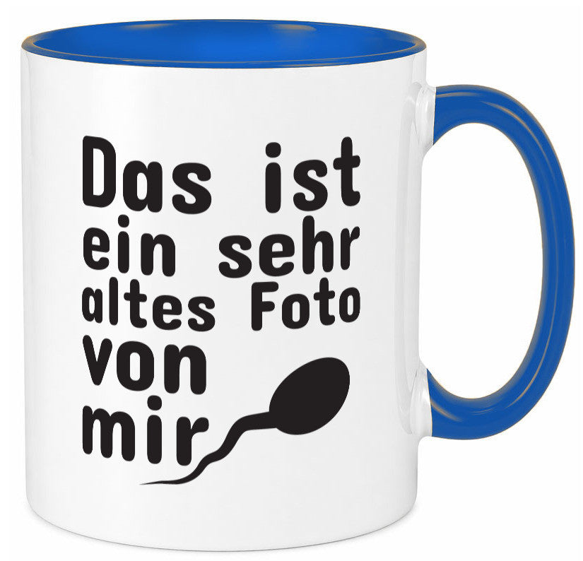Sehr altes Foto von mir | lustige Tasse Männer Humor Geschenk Geschenkidee