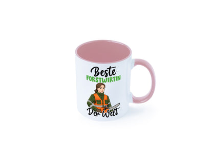 Beste Forstwirtin | Forst Wirtin v2 lustig Humor Geschenkidee Geschenk Tasse