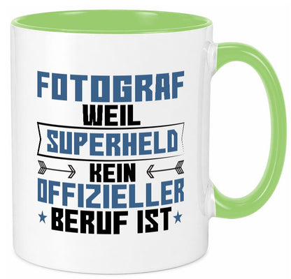Superheld Fotograf | Fotografie Kamera Geschenk Humor Geschenkidee lustiger Tasse