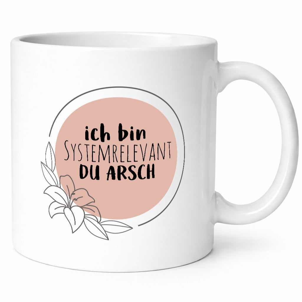 Ich bin Systemrelevant | Krankenschwester Hase mit Maske lustig Humor