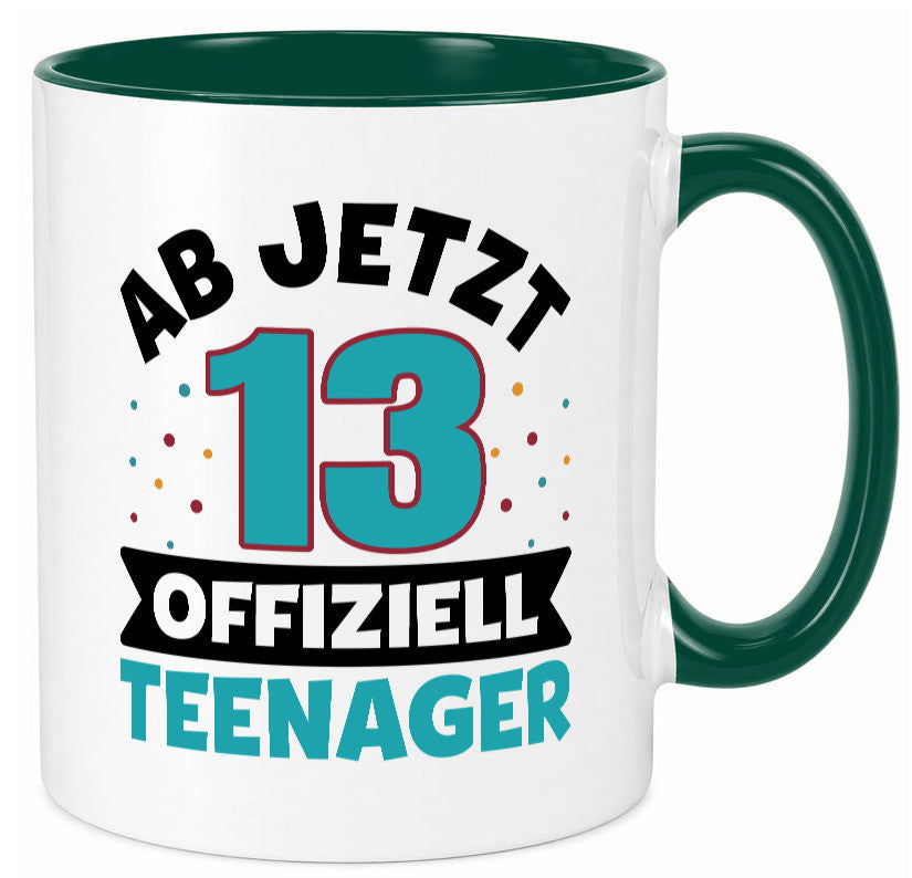 13. Geburtstag | Mädchen Tasse Teenager Spruch vl4 Humor Geschenkidee