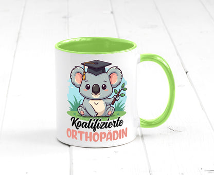Koalifizierte Orthopädin |Orthopädie lustig Humor Geschenkidee Geschenk Tasse