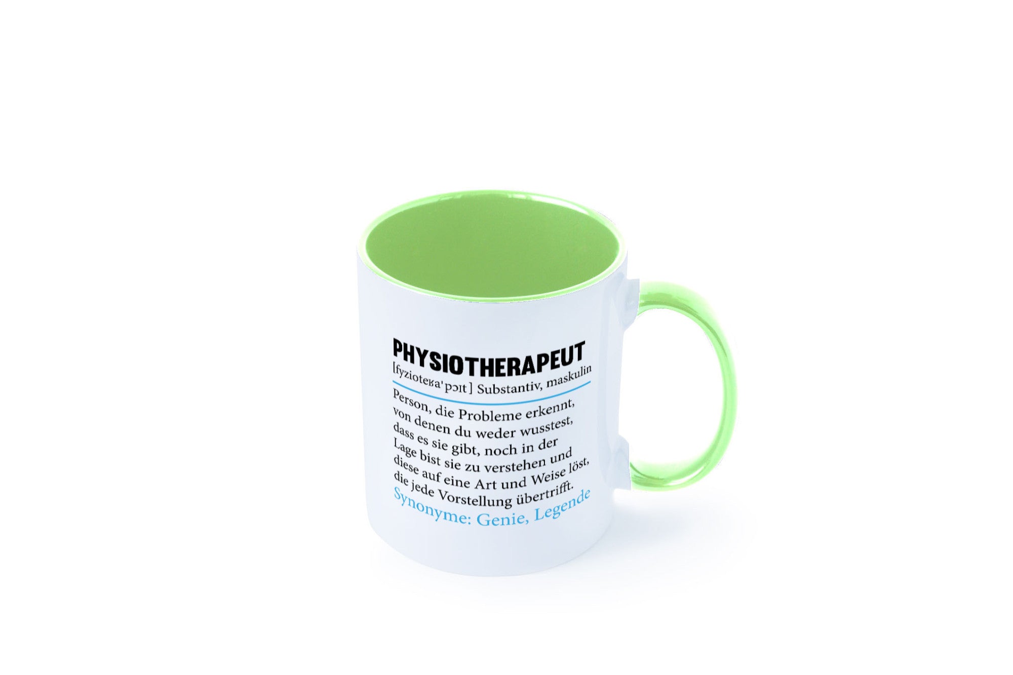 Physiotherapeut | Beruf Spruch Text lustig v2 Humor Arbeit Kollegen Büro