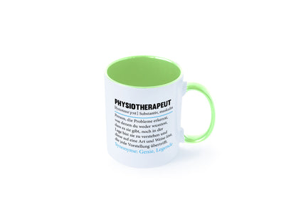 Physiotherapeut | Beruf Spruch Text lustig v2 Humor Arbeit Kollegen Büro