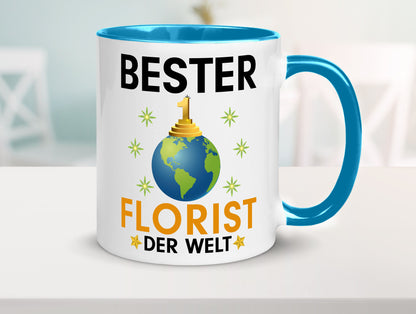 Welt Bester Florist | Blumen Verkäufer Humor Geschenkidee Tasse