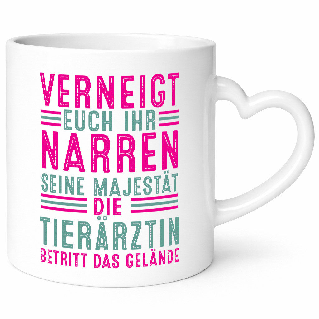 Verneigt euch: Tierärztin | Mediziner Tiermedizin Geschenk Tierliebhaber Humor