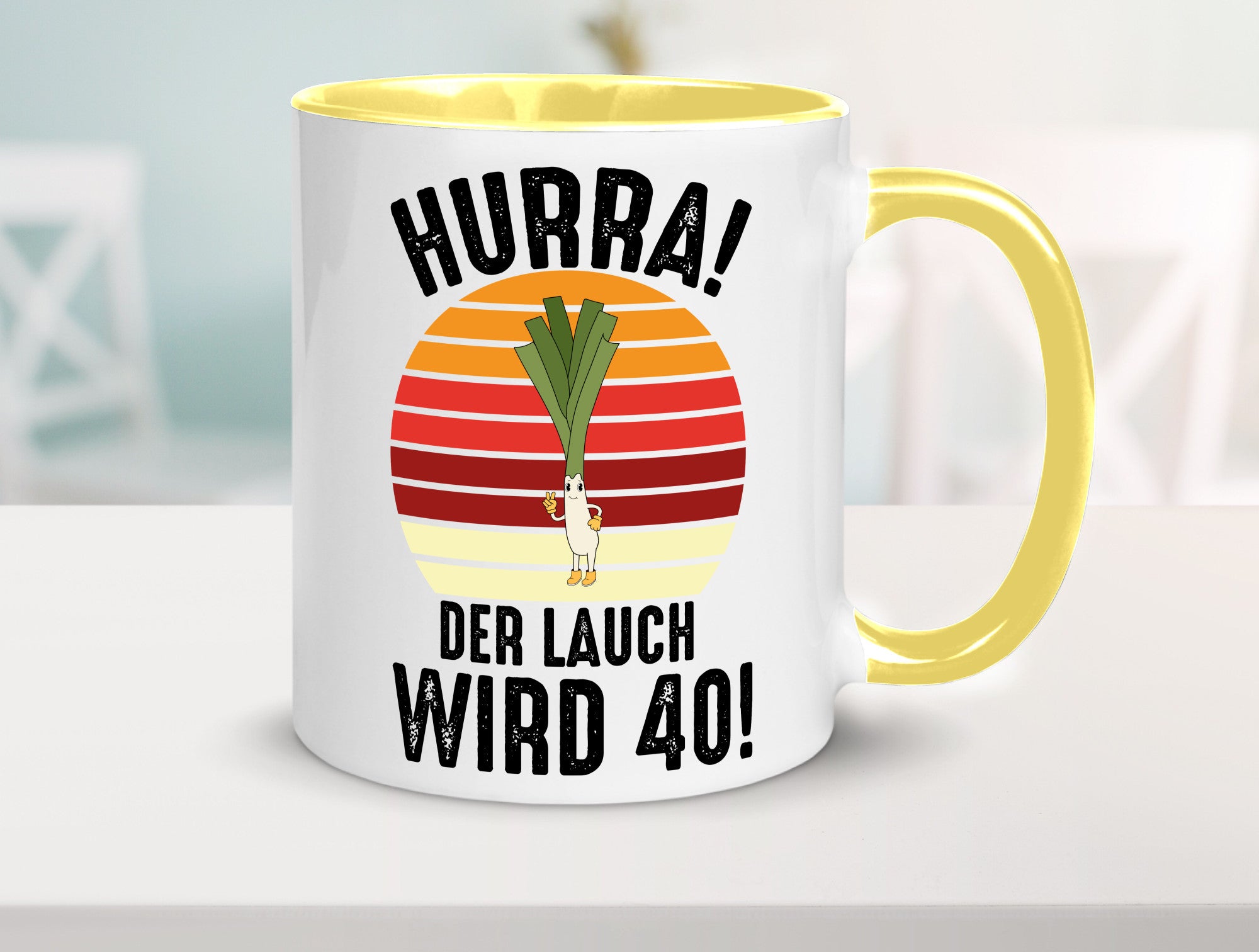 Hurra der lauch wird 40 | 40. Geburtstag Ehrentag Geschenk Geschenkidee