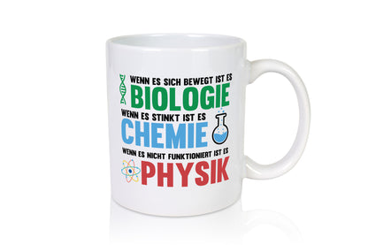 Biologie | Chemie | Psyche | Wissenschaft | Geschenkidee | Humor | Tasse