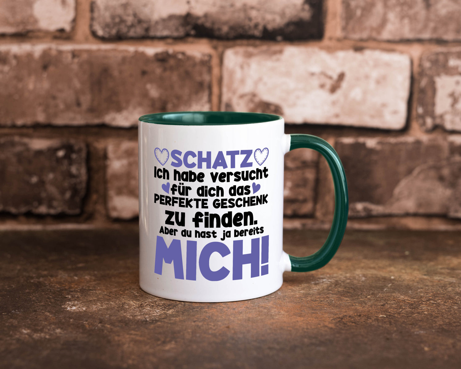 Schatz | Liebe Valentinstag Freund Freundin Herz Geschenkidee Humor Tasse