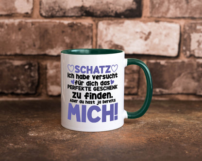 Schatz | Liebe Valentinstag Freund Freundin Herz Geschenkidee Humor Tasse