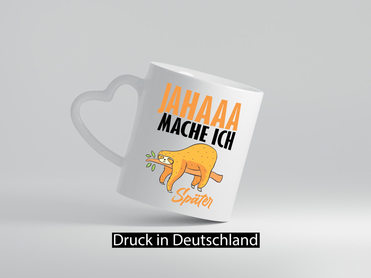 Mach ich später Geschenkidee Humor Tasse