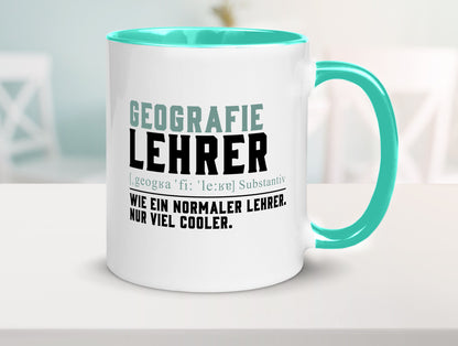Geographielehrer | Lehrer Unterricht Lieblingslehrer lustiger Spruch Geschenk