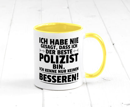 Der Beste Polizist | Polizei Humor Geschenkidee Tasse