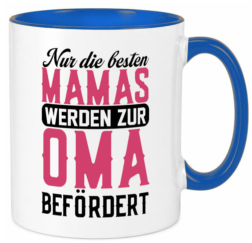 Beste Mama wird zur Oma befördert | Großmutter lustiger Spruch Geschenk Familie