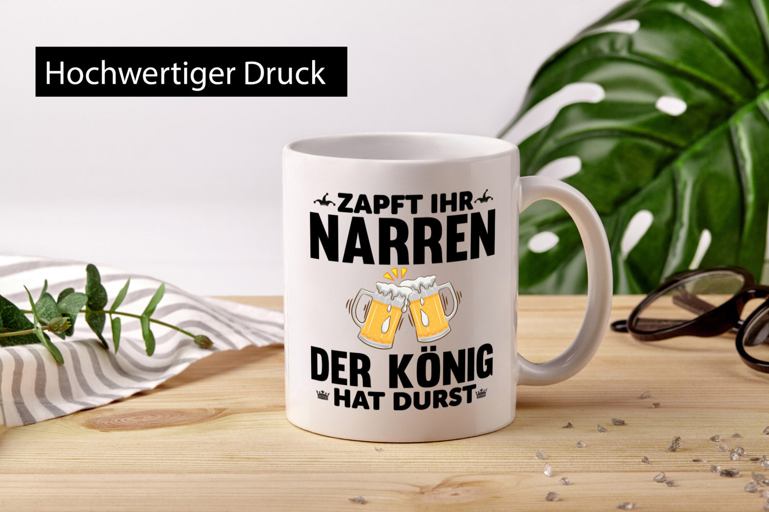 König hat Durst | Bier Spruch Narren Trinkspruch lustiger Geschenk Humor