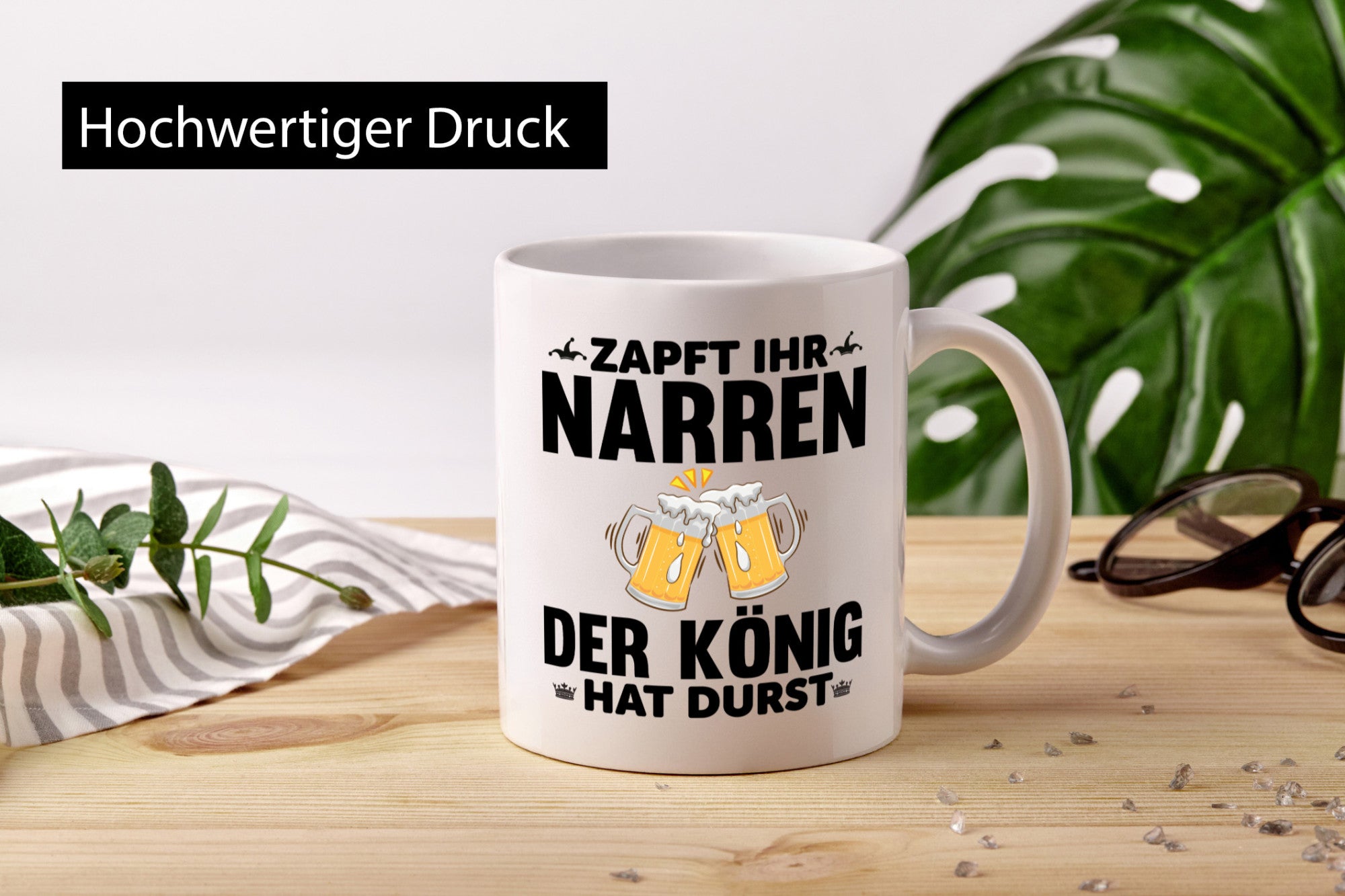 König hat Durst | Bier Spruch Narren Trinkspruch lustiger Geschenk Humor