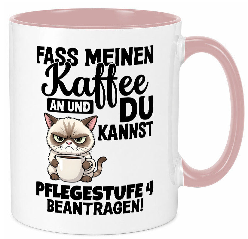 Fass meinen Kaffee an | Pflegestufe 4 Krankenschwester v3 Geschenkidee Humor