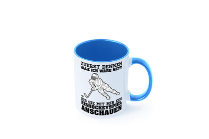 Eishockeyspiel | Eishockeyfan Tasse Eishockeyspieler Humor Geschenkidee