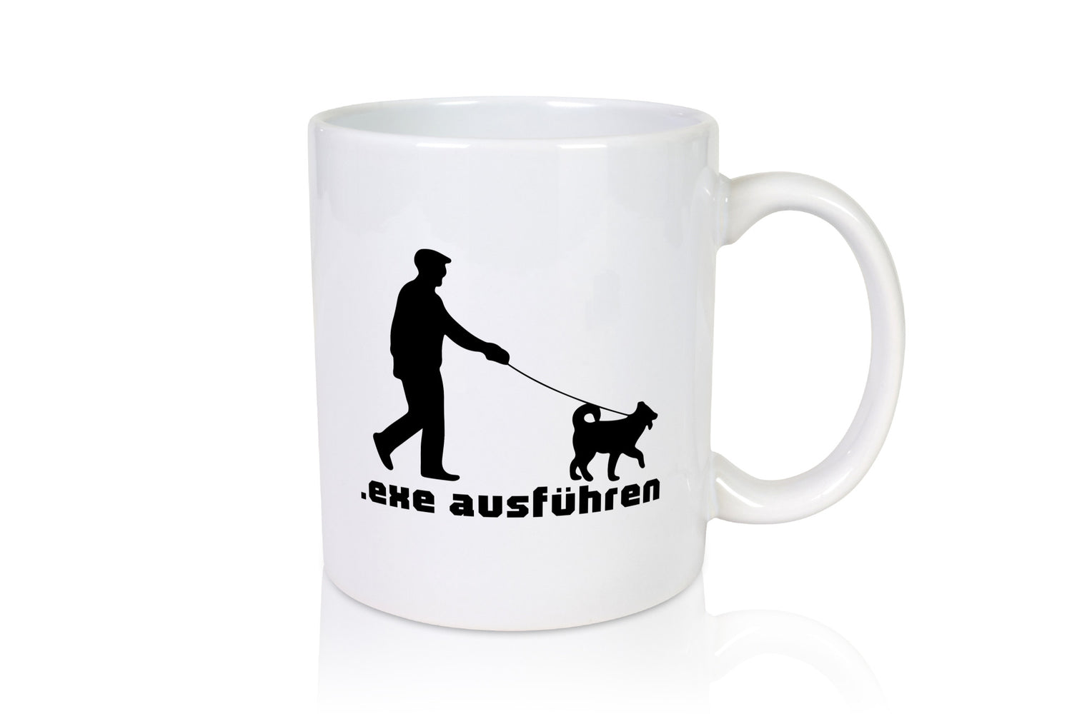 Exe ausführen | Echse Programmierer Informatiker Nerd Humor Geschenkidee Tasse