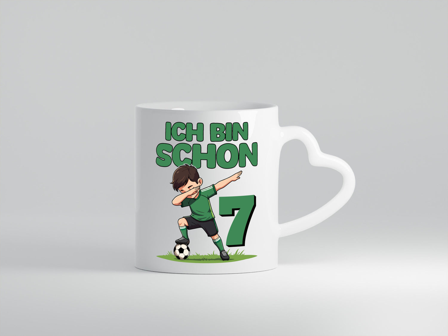 7. Geburtstag | 7 Jahre Fußballer lustiger Spruch Geschenk Geschenkidee Tasse