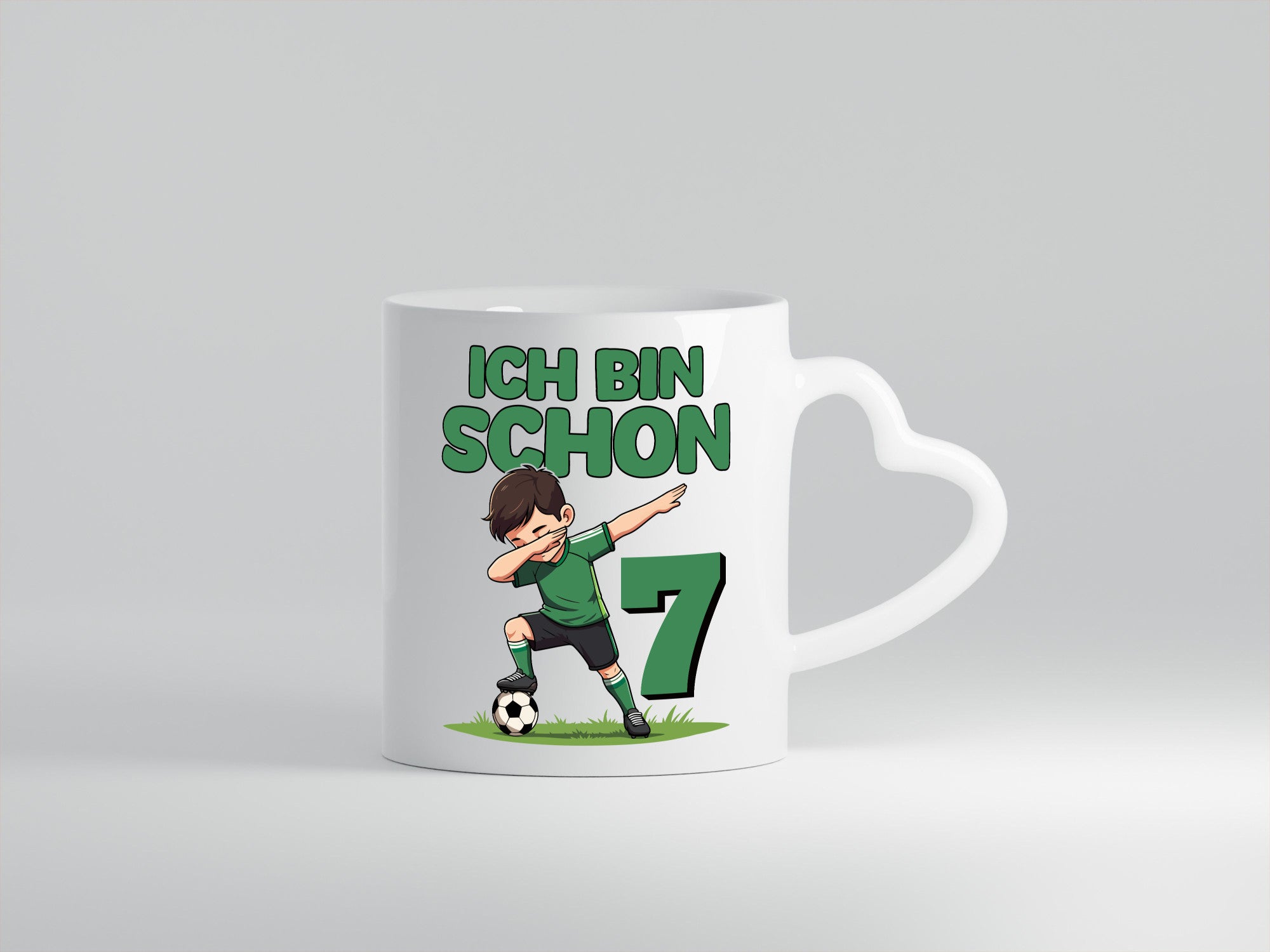 7. Geburtstag | 7 Jahre Fußballer lustiger Spruch Geschenk Geschenkidee Tasse