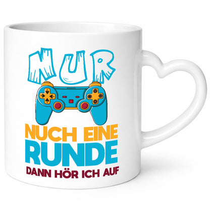 Nur noch eine Runde dann hör ich auf | Gamer Zocken lustig Humor Geschenkidee