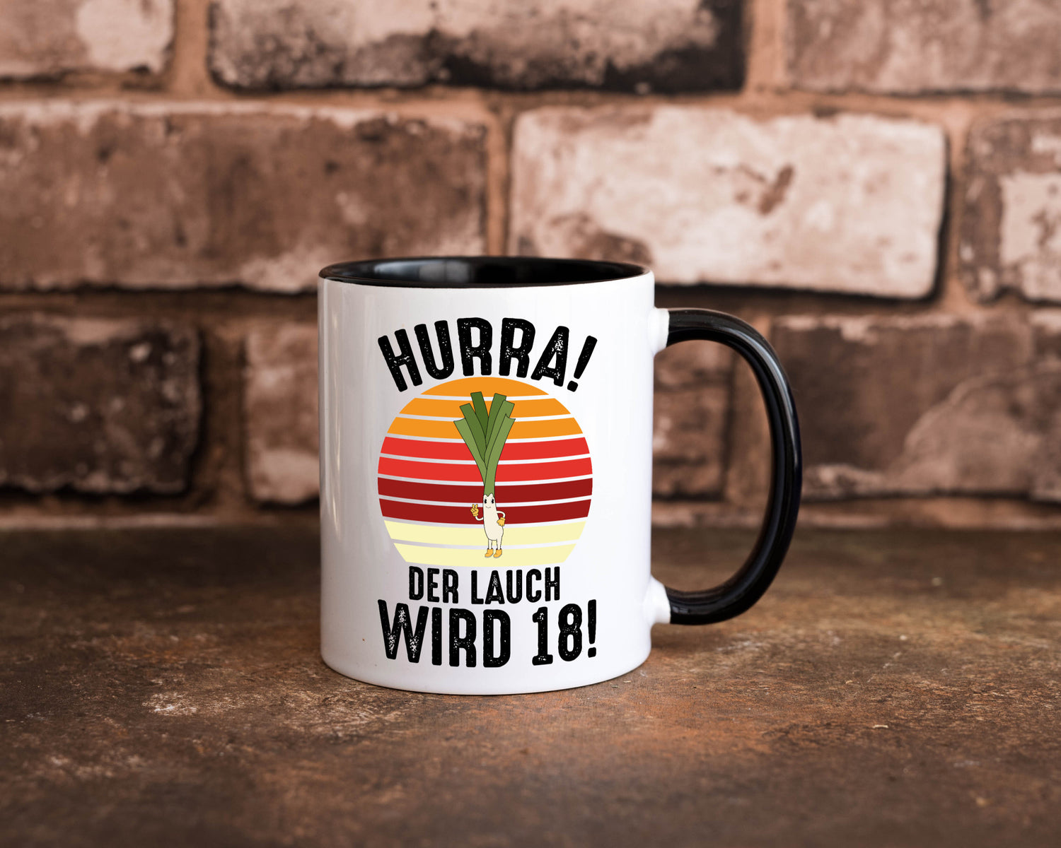 Hurra der lauch wird 18 | 18. Geburtstag Ehrentag lustiger Spruch Geschenk