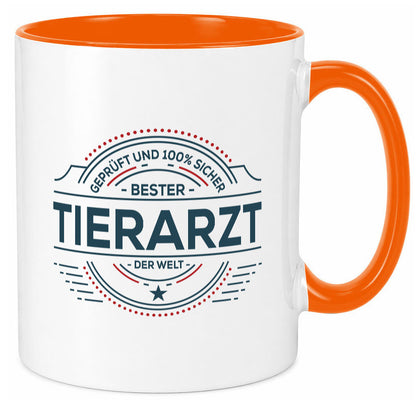 Geprüft und sicher: Tierarzt | Tiermedizin Mediziner Humor Tierliebhaber