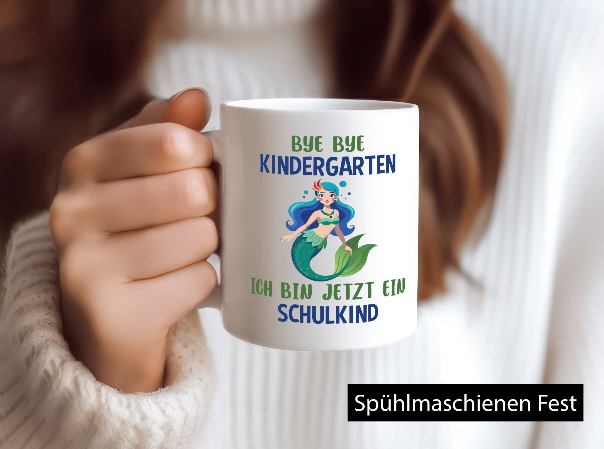 Bye Kindergarten | Schulkind Einschulung Geschenkidee Humor Tasse