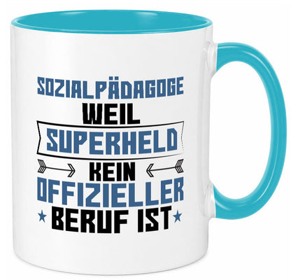Superheld Sozialpädagoge | Pädagoge lustig Humor Geschenkidee Geschenk Tasse