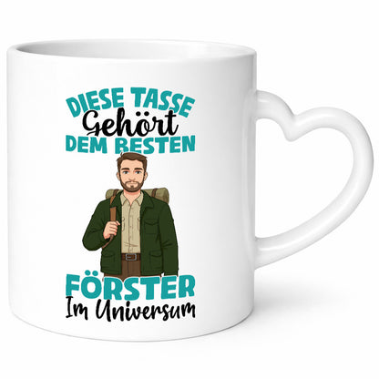 Im Universum: Förster | Forst Arbeit Geschenkidee Kollegen Büro Humor Tasse
