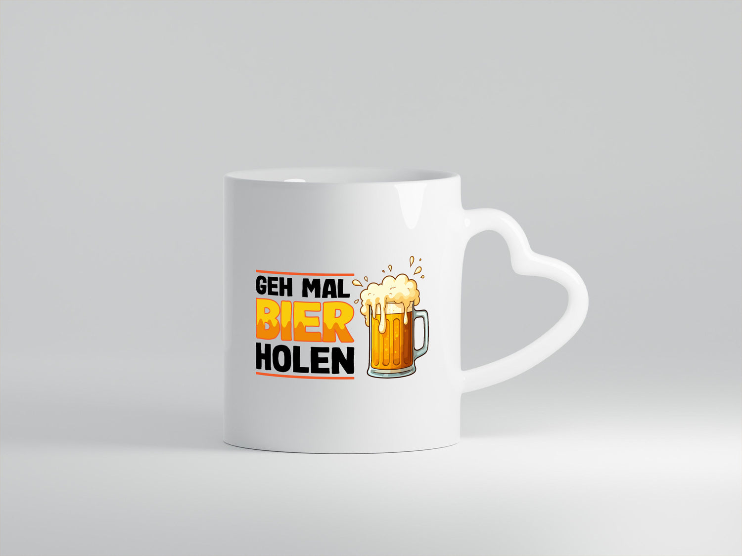 Geh mal Bier holen | Biertrinker Bierliebhaber Geschenkidee Humor Tasse