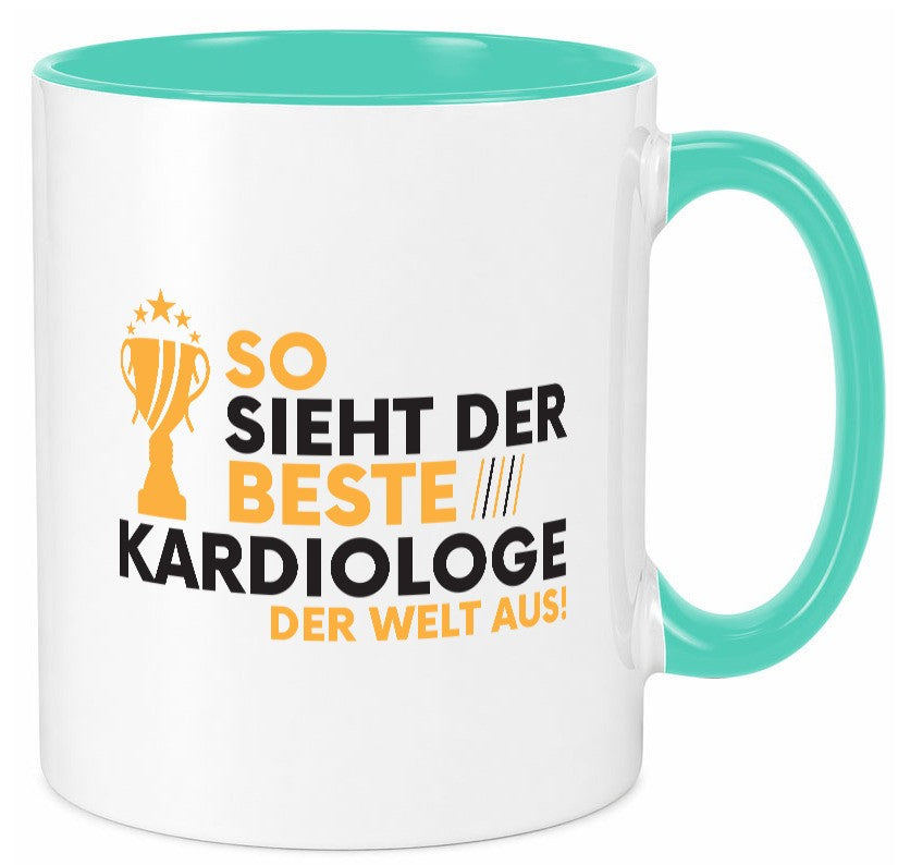 Der Weltbeste Kardiologe | Kardiologie Geschenk Humor Geschenkidee lustiger Tasse