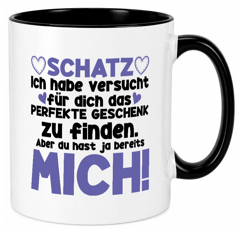 Schatz | Liebe Valentinstag Freund Freundin Herz Geschenkidee Humor Tasse