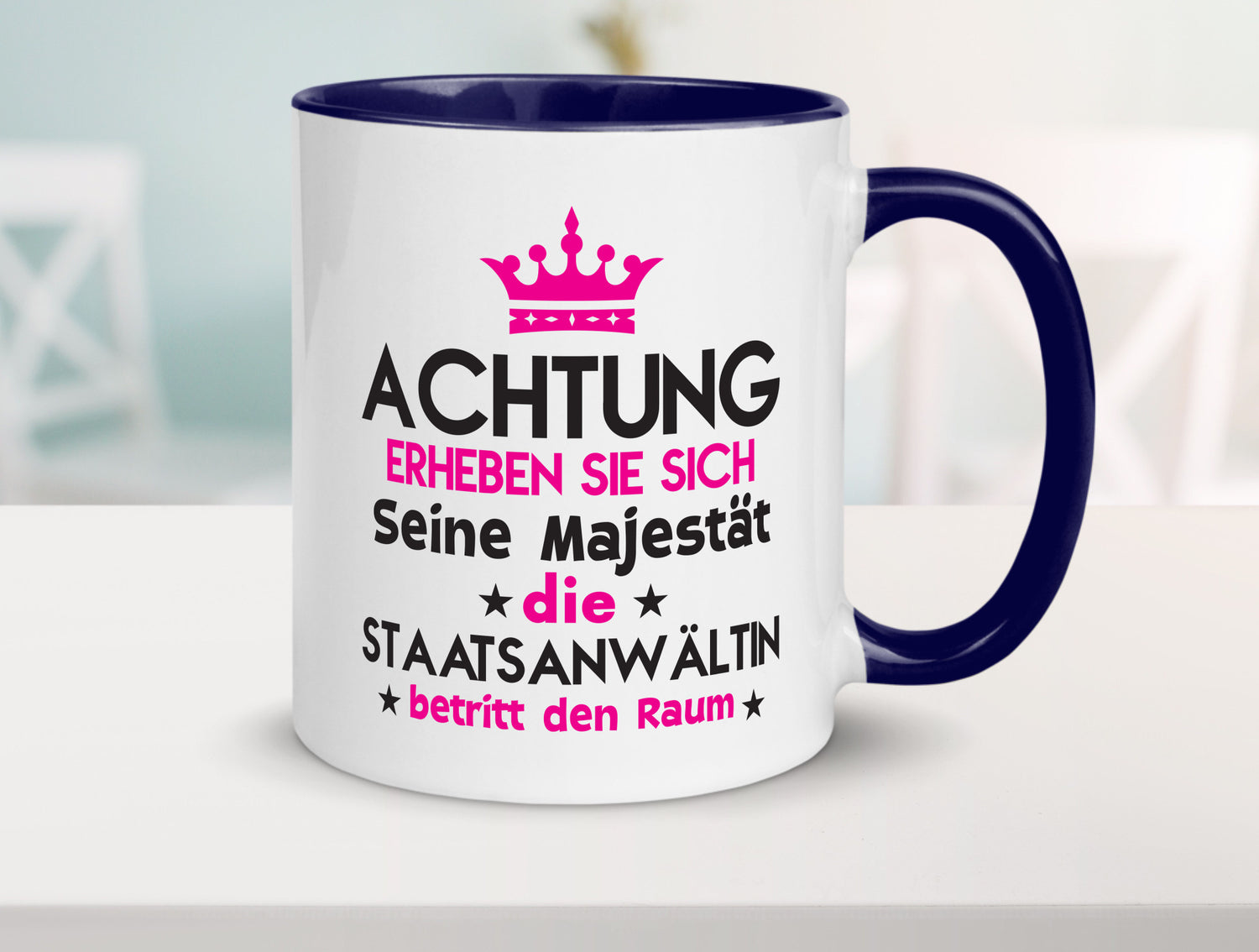 Seine Majestät Staatsanwältin | Anwältin lustiger Spruch Geschenk Humor