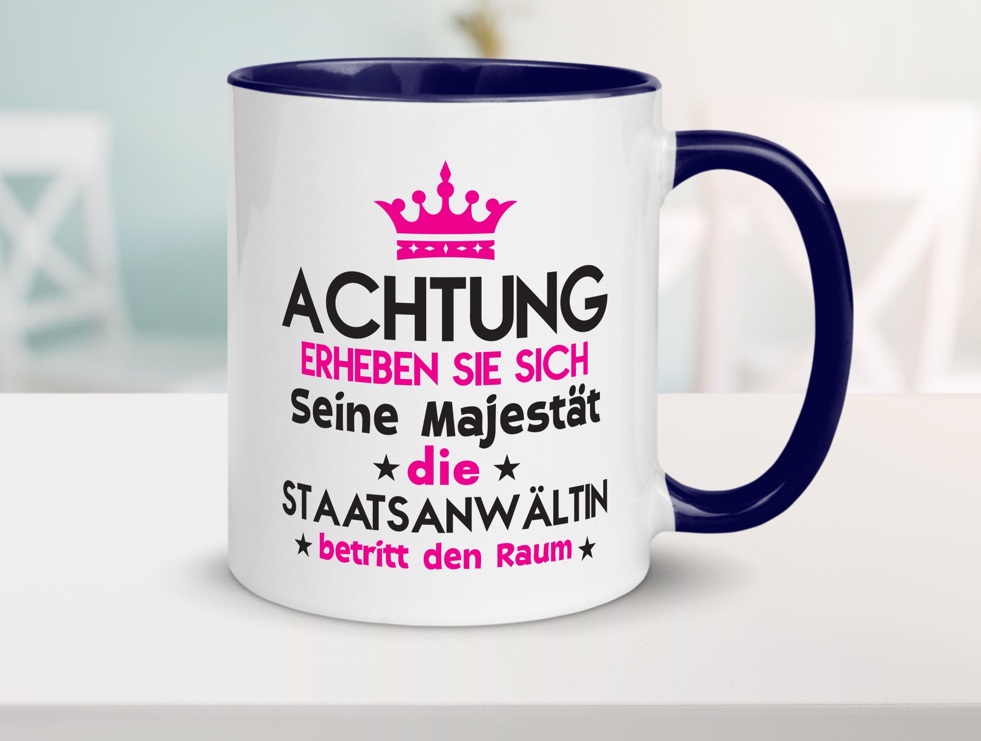Seine Majestät Staatsanwältin | Anwältin lustiger Spruch Geschenk Humor