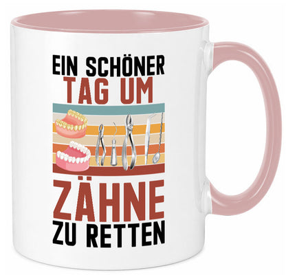 Ein schöner Tag um zähne zu retten | Zahnarzt Geschenk Humor Geschenkidee