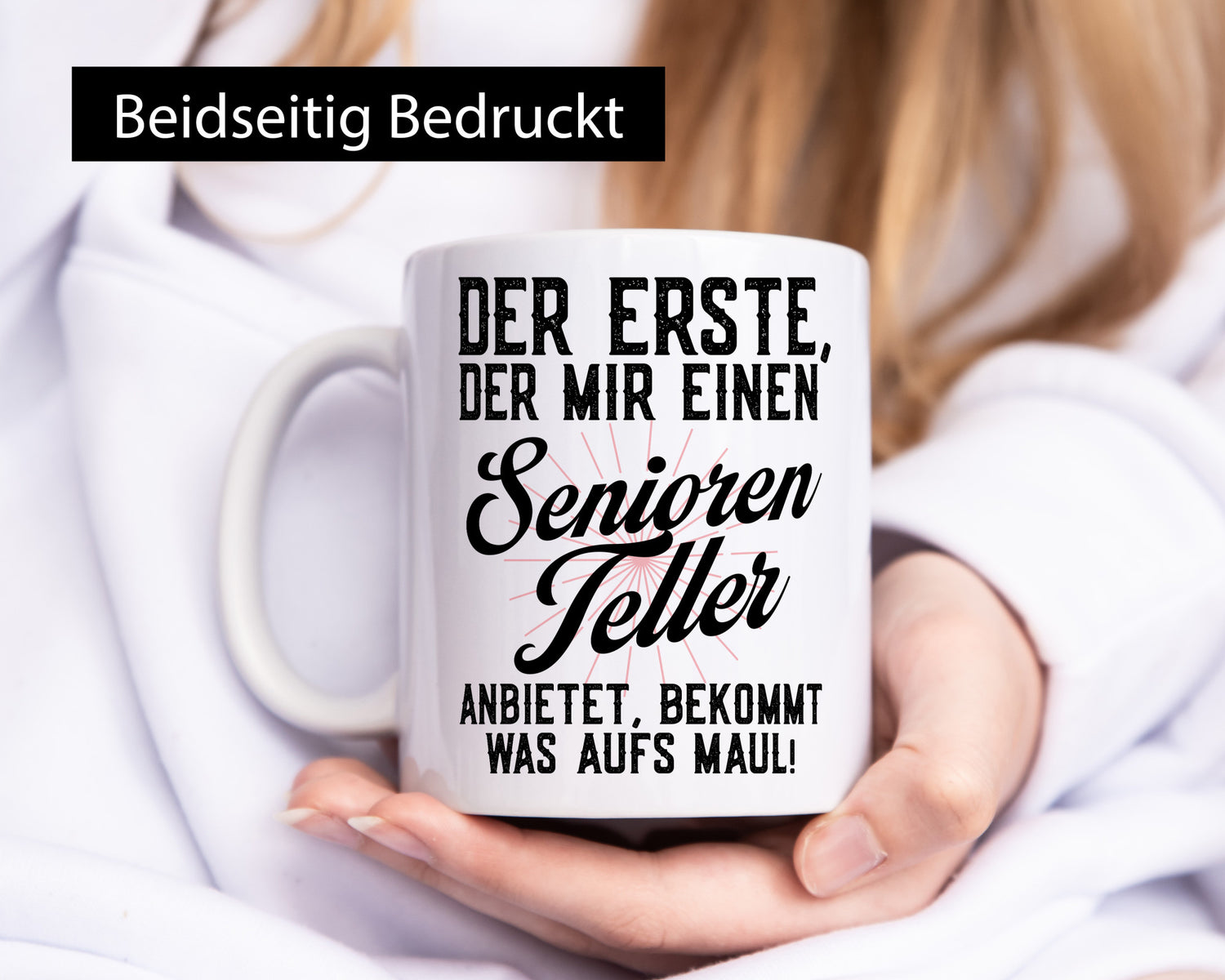 Senioren Teller | rentner Ruhestand lustig Jubiläum Geschenk Tasse