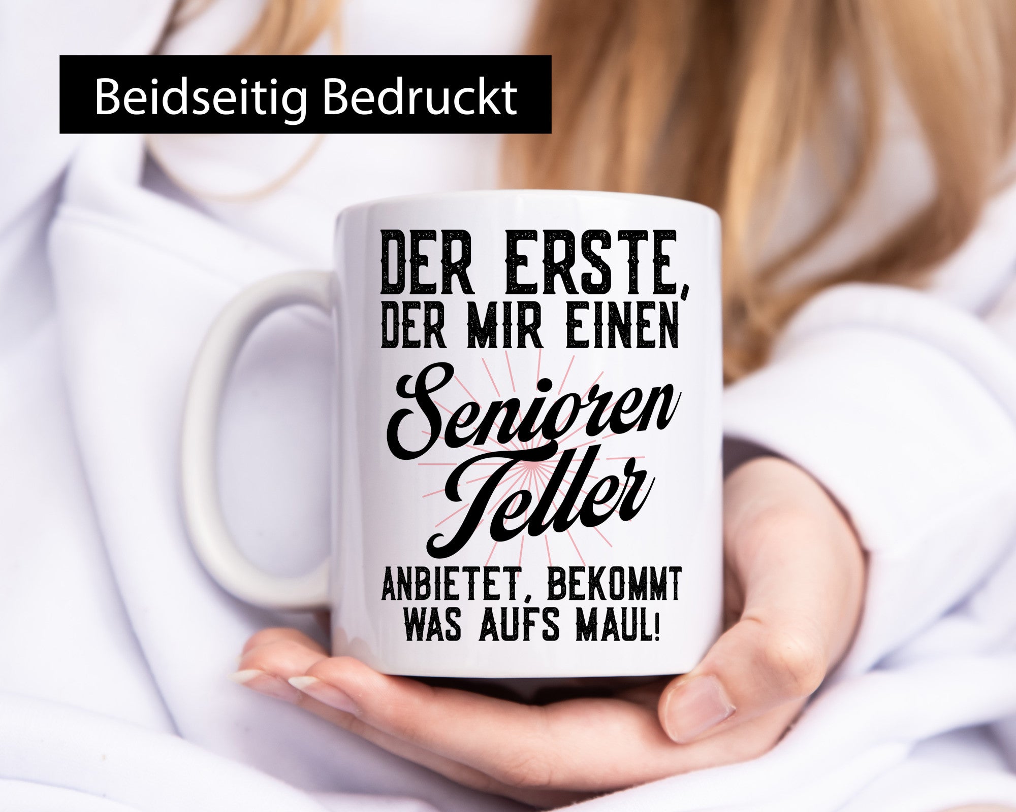 Senioren Teller | rentner Ruhestand lustig Jubiläum Geschenk Tasse