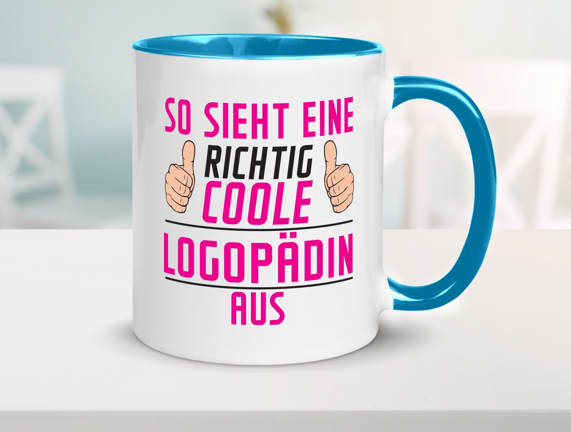 Richtig Coole Logopädin | Sprachtherapie Humor Geschenkidee Tasse