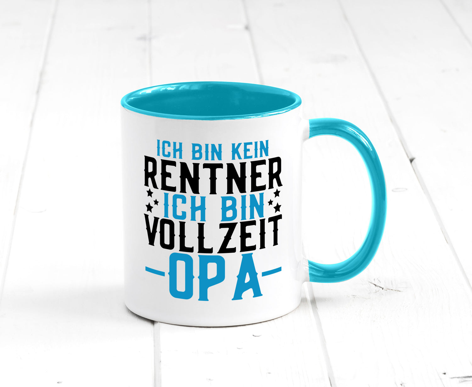 Rentner | Vollzeit Opa Pension Ruhestand Großvater lustiger Spruch Geschenk