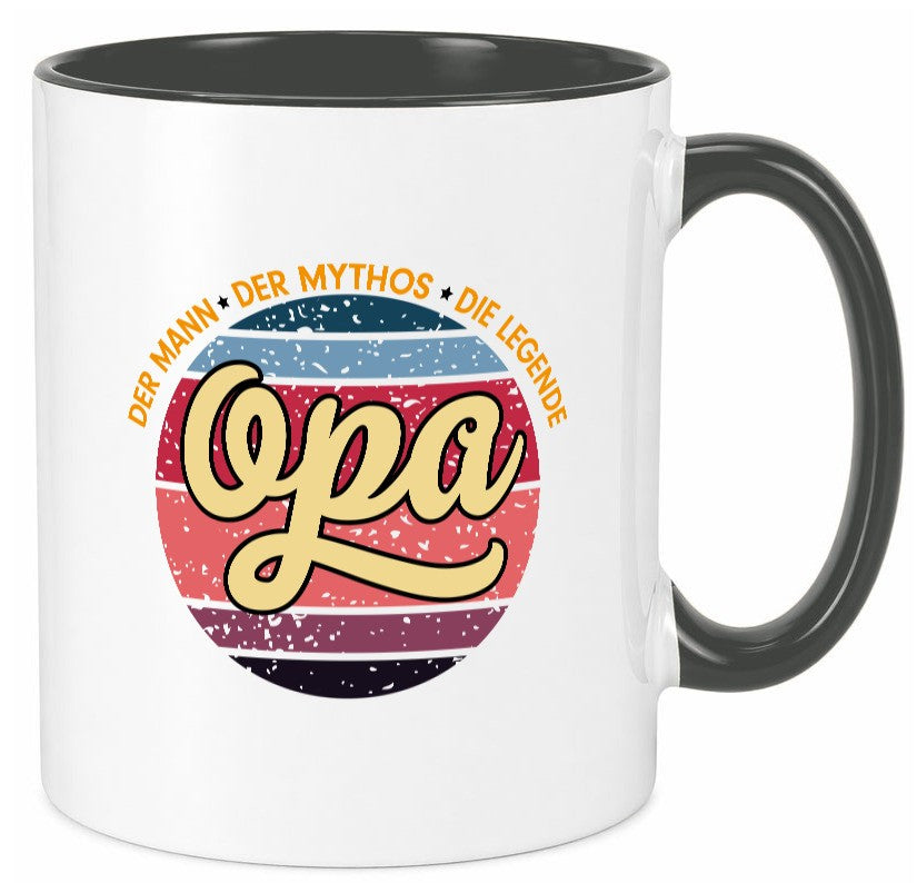Die Legende Opa | Großvater Spruch Enkelkinder Geschenk Familie Geschenkidee Tasse