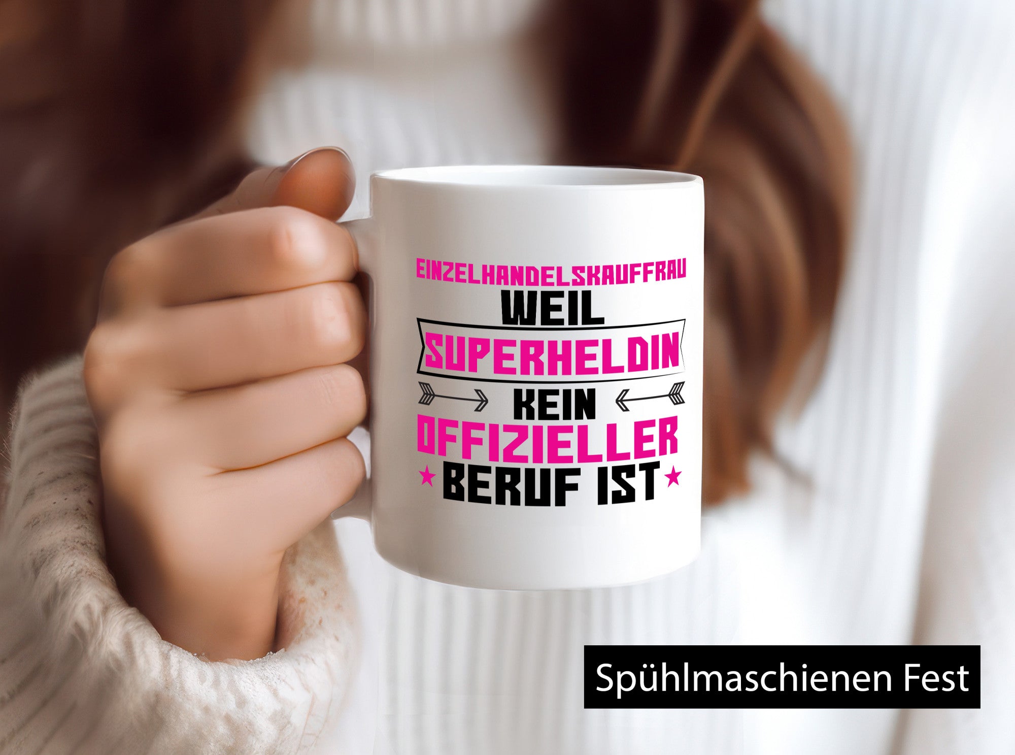 Superheldin Einzelhandelskauffrau | Einzelhandel lustig Humor Geschenkidee