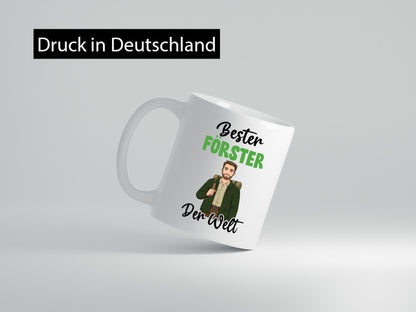 Bester Förster | Forst Arbeit v2 lustig Kollegen Büro Geschenk Tasse