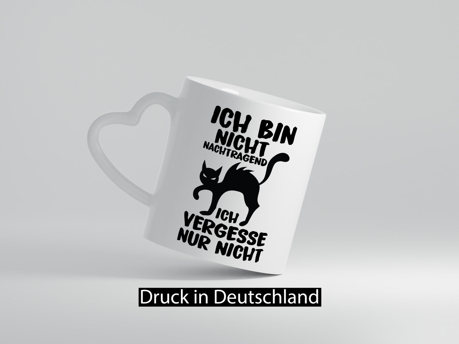 Ich vergesse nur nicht | Nachtragend böse Katze Comic Geschenk Tierliebhaber