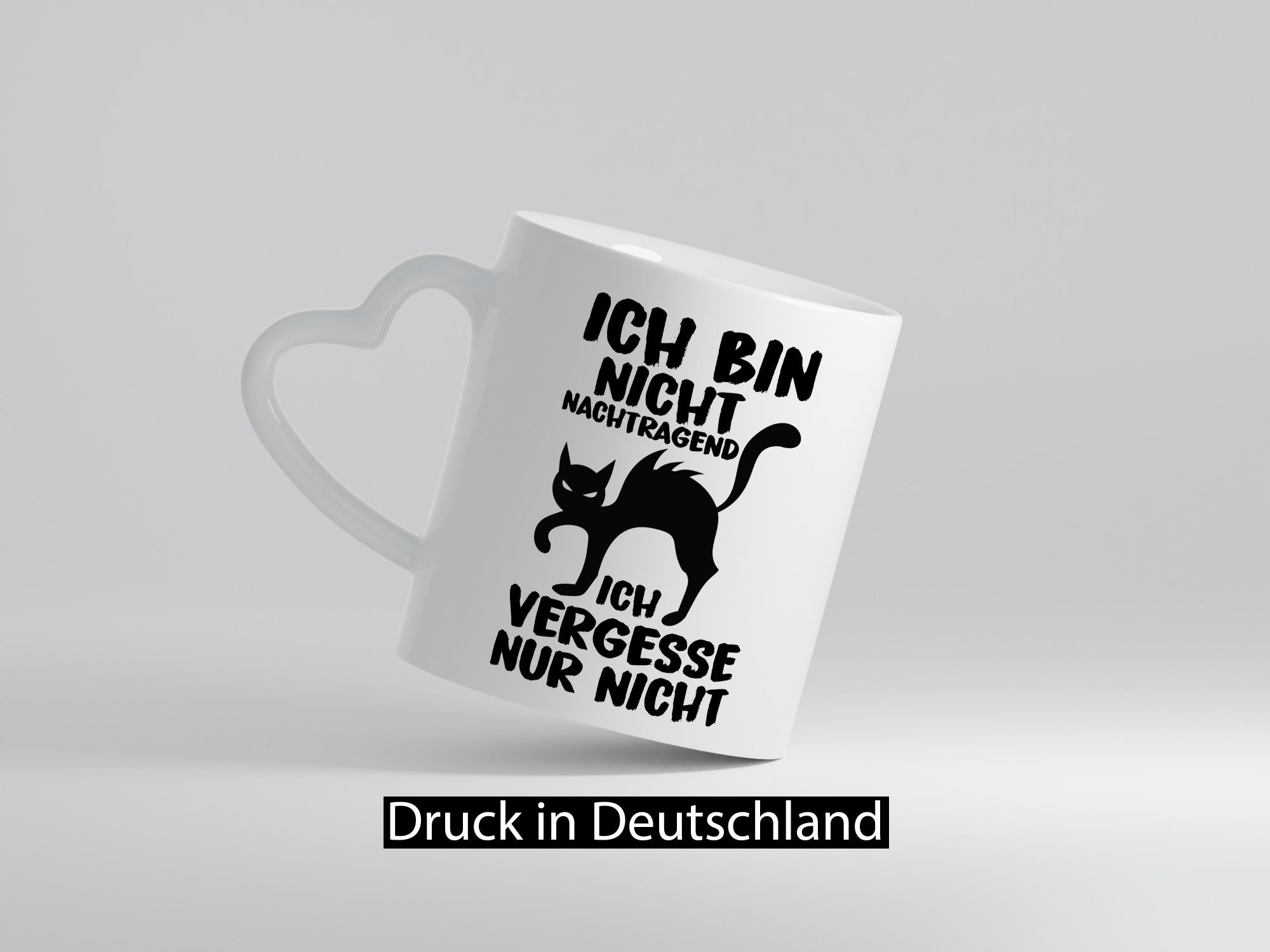 Ich vergesse nur nicht | Nachtragend böse Katze Comic Geschenk Tierliebhaber
