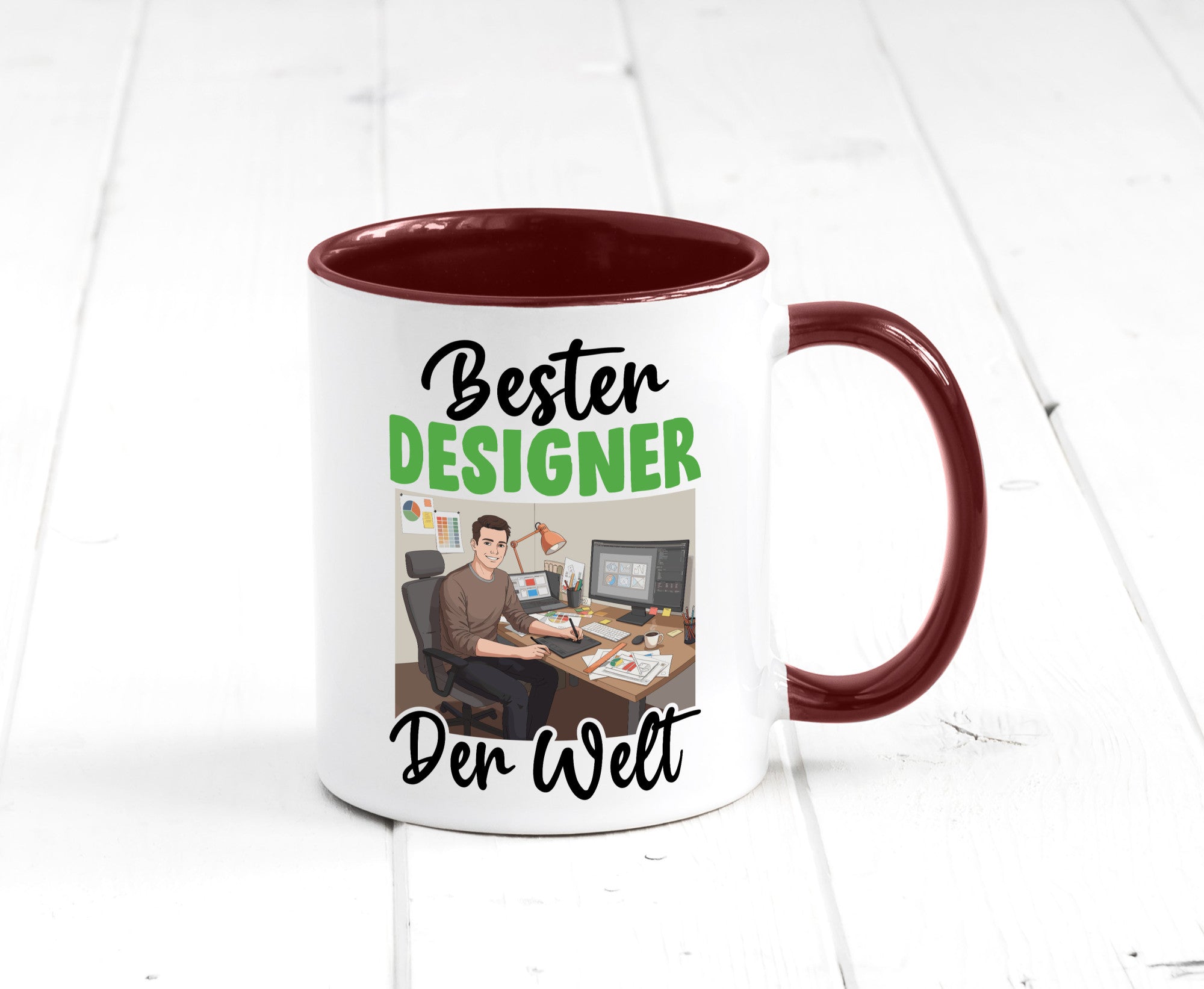 Bester Designer Beruf | Mode v2 lustiger Spruch Geschenk Arbeit Kollegen Büro