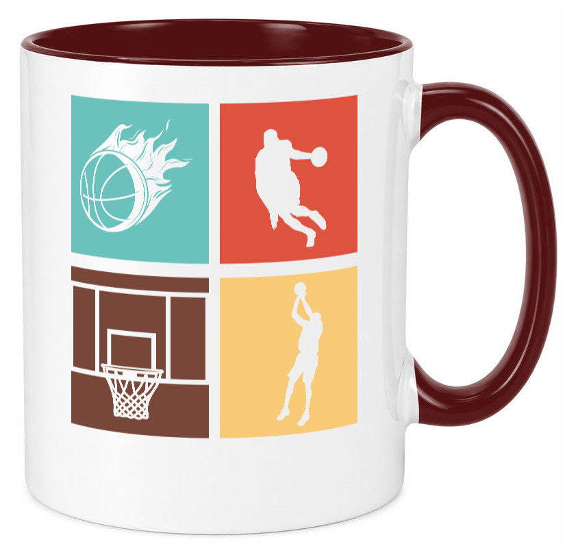 Basketball | Sportfan Slam Dunk Teamplayer NBA Humor Geschenkidee Tasse